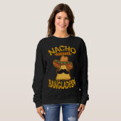 Sweatshirt Nacho Average Bangladeshi Heritage Bangladesh Root (Devant entier)
