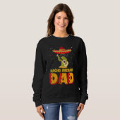 Sweatshirt Nacho Average Dad Mexican Father Cinco De Mayo New (Devant entier)