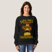 Sweatshirt Nacho Enseignant Paraprofessionnel Moyen Aides Cin (Devant entier)