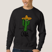 Sweatshirt Nacho Moyenne Cna Infirmière Cinco De Mayo Fiesta (Devant)