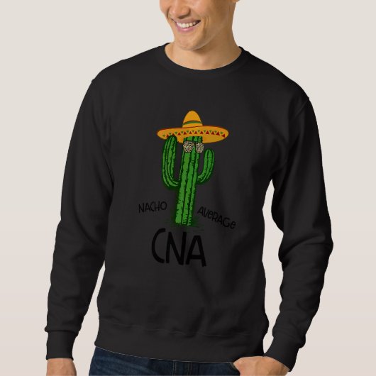 Sweatshirt Nacho Moyenne Cna Infirmière Cinco De Mayo Fiesta  (Devant)
