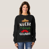 Sweatshirt Nacho Moyenne Grandpa Cinco De Mayo Fiesta Mexicai (Devant entier)
