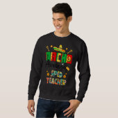 Sweatshirt Nachos Enseignant De Moyenne D'Espérance Cinco De (Devant entier)