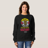 Sweatshirt Nagyanya 2023  Bee  Grandma  Excited To Be A Nagya (Devant entier)