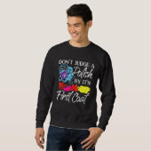 Sweatshirt Nail Tech Travail Uniforme Nail Polonais 2 (Devant entier)