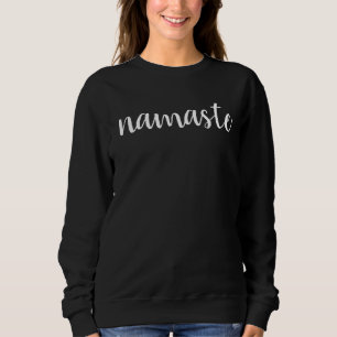 Sweatshirt Namaste-Spirituelle-Méditation-Moderne-Yoga