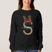 Sweatshirt Name initials Funny Holiday Matching Family Hoodie (Devant)