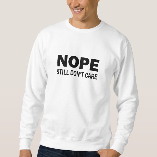 Sweatshirt Nan Toujours Pas (Devant)