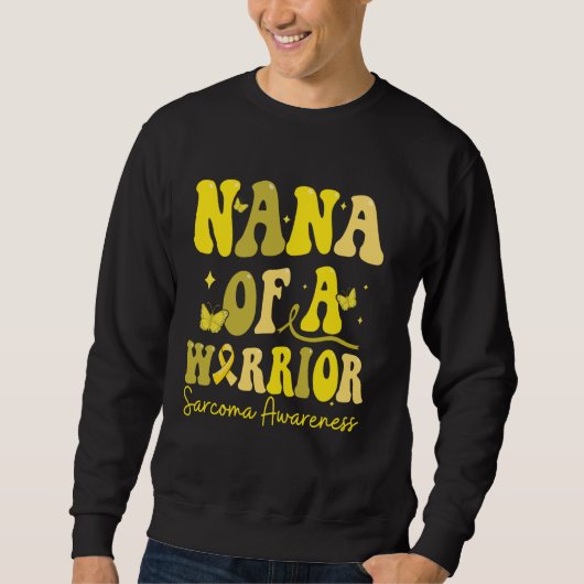 Sweatshirt Nana D'Une Famille De Sensibilisation Au Sarcome D (Devant)