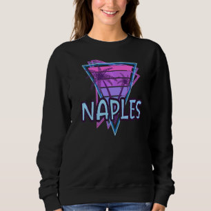 Sweatshirt Naples Vacances Vaporwave Esthétique