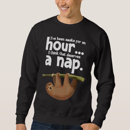Sweatshirt Narcolepsy Sleep Sloth Narcolepsie (Devant)