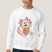 Sweatshirt Natation Axolotl (Devant)