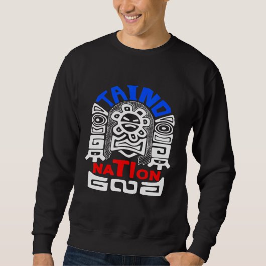 Sweatshirt Nation Taino - Boricua - Patrimoine Hispanique (Devant)