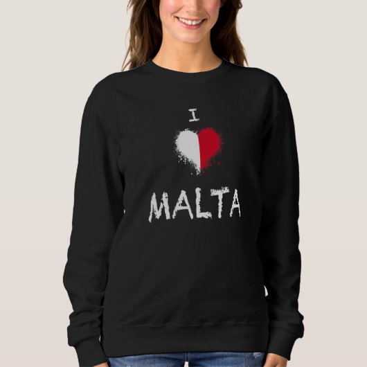 Sweatshirt National Flag of Malta souvenir  for men women  3 (Devant)