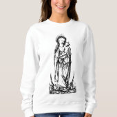 Sweatshirt Nativité de Noël Vierge et Enfant Vierge Marie (Devant)