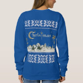 Sweatshirt Nativité religieuse de Noël de Jérusalem (Dos)