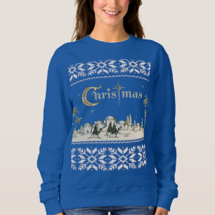 Sweatshirt Nativité religieuse de Noël de Jérusalem