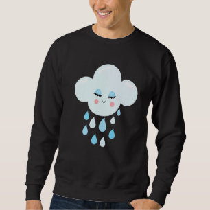 Sweatshirt Nature Nuages Pluie Nuage Fille Femmes Météorologi