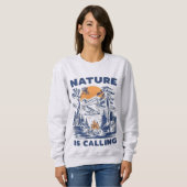 Sweatshirt Naturel appelle (Devant entier)