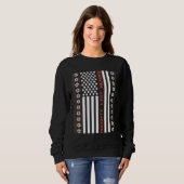 SWEATSHIRT NAUGHTY CHRISTMAS USA NAUGHTY LIST MEMBRE (Devant entier)