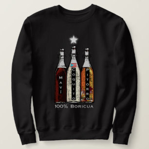 Sweatshirt Navidad Boricua Porto Rico Mavi Coquito Pitorro