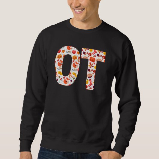 Sweatshirt Nb6e Ot ergothérapie Automne automne Thanksgiv (Devant)