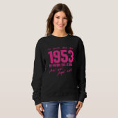 Sweatshirt Né 1953 Anniversaire tenue Vintage 1953 Célébratio (Devant entier)