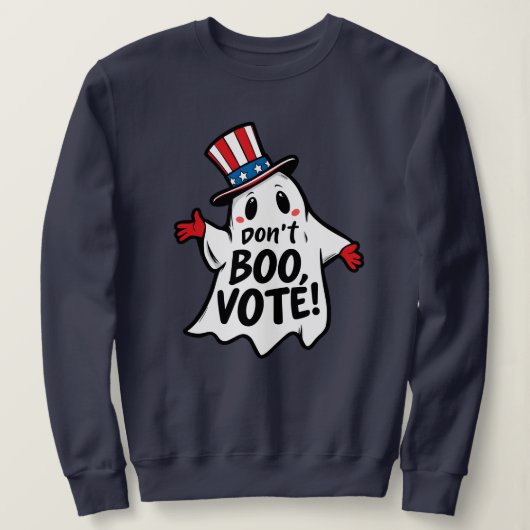 Sweatshirt Ne bouge pas, vote ! Mashup politique amusant d'Ha (Design devant)