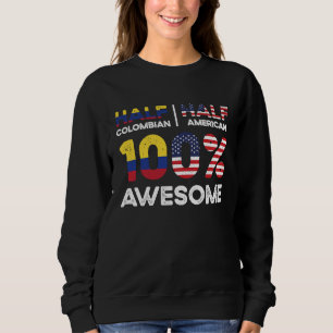 Sweatshirt Né colombien Colombie Américain États-Unis Nationa