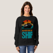 Sweatshirt Ne donnez pas un navire 1 (Devant entier)