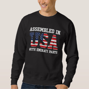 Sweatshirt Né Émirati Émirats arabes unis Américain USA Citoy