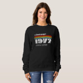 Sweatshirt Né en 1972 50e anniversaire Vintage Classic (Devant entier)
