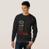 Sweatshirt Né En 2010 Funny Mens 14e anniversaire Anniversair (Devant entier)