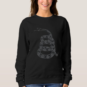 Sweatshirt Ne marchez pas sur moi Gadsden Drapeau Crotlesnake