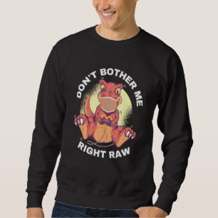Sweatshirt Ne Me Bête Pas Droite - Dinos De Joueur Vidéo Drôl