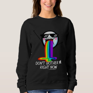 Sweatshirt Ne me dérange pas en ce moment Cool Sarcastique mè