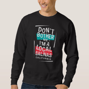 Sweatshirt Ne me dérange pas Je suis un voyage de vacances de