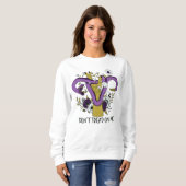 Sweatshirt Ne me trompe pas féministe (Devant entier)