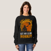 Sweatshirt Ne m'oblige pas à payer mes frais d'Halloween pour (Devant entier)