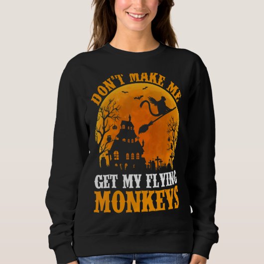Sweatshirt Ne m'oblige pas à payer mes frais d'Halloween pour (Devant)