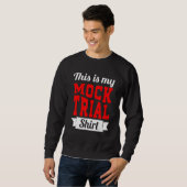 Sweatshirt Ne m'oblige pas à utiliser ma Fausse version d'éva (Devant entier)