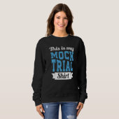 Sweatshirt Ne m'oblige pas à utiliser ma Fausse version d'éva (Devant entier)