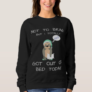 Sweatshirt Ne Pas Brag Fantaisie Sloth
