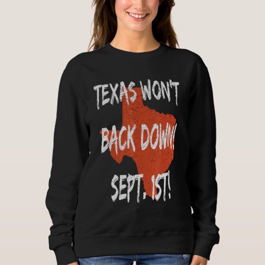 Sweatshirt Ne pas Californie My Texas Texans droits d'armes R (Devant)