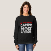 Sweatshirt Ne pas déranger le mode de jeu activé (Devant entier)