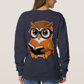 Sweatshirt Ne pas déranger, un lecteur sérieux (Dos)