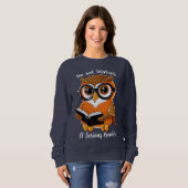 Sweatshirt Ne pas déranger, un lecteur sérieux (Devant entier)