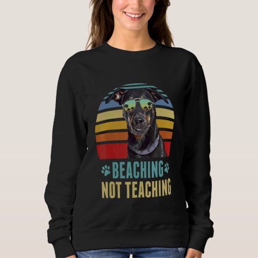 Sweatshirt Ne pas enseigner Beauceron Chien Nom de l'enseigna (Devant)