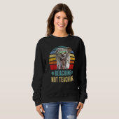 Sweatshirt Ne pas enseigner Chinois Chien Resté Été (Devant entier)