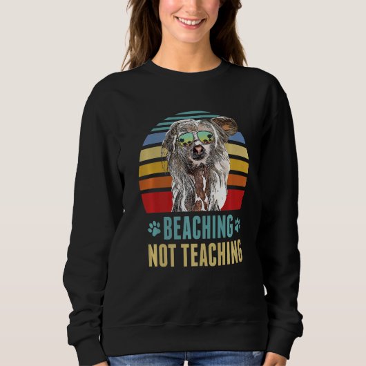 Sweatshirt Ne pas enseigner Chinois Chien Resté Été (Devant)